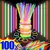 Imagem do 10/100pcs varas de fluorescência festa multicolorido brilhante vara luz brilhan