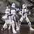 Star Wars 501a Legião ARF ARC Trooper Jesse Hardcase Commander Bane Denal Tup D na internet