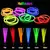 10/100pcs varas de fluorescência festa multicolorido brilhante vara luz brilhan - VOLPE SHOPP