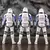 Star Wars 501a Legião ARF ARC Trooper Jesse Hardcase Commander Bane Denal Tup D