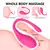 Vibrador Bluetooth sem fio para mulheres, ovo de controle remoto, estimulador de na internet