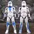 Star Wars 501a Legião ARF ARC Trooper Jesse Hardcase Commander Bane Denal Tup D