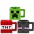 230ml minecraft 3d caneca capacidade tnt coolie medo bloco pastagem porco rosa e - loja online