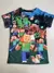 Uniqlo minecraft 3d impresso casual camiseta verão bonito meninos e meninas blo - VOLPE SHOPP