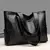 Imagem do Bolsa tote vintage de grande capacidade, bolsa de ombro vegana retrô, bolsa cas