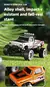 Caminhão monstro off-road rc 1/64, mini carro de escalada com controle remoto,