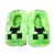 Minecraft sapatos de algodão dos desenhos animados bonitos planos chinelos de p na internet