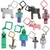 2025 meu mundo conjunto chaveiros minecraft 10 peças steve abóbora boneco de n - VOLPE SHOPP