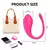 Vibrador Bluetooth sem fio para mulheres, ovo de controle remoto, estimulador de
