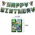 Minecraft balões pixel conjunto de talheres tema festa de aniversário decoração copo prato guardanapo bolo toalha de mesa festa crianças chá de bebê - loja online