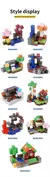 Imagem do MineCraftion mini Figura Mapa DIY MineCraftion Brinquedos MineCraftion Dungeons