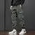 Calça casual de cintura elastano masculino, harém, corrida, longo, elástico, - comprar online