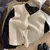 Outono novas mulheres cardigan coreano elegante de malha sem mangas feminino cas - comprar online