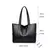 Bolsa tote vintage de grande capacidade, bolsa de ombro vegana retrô, bolsa cas - comprar online