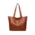 Imagem do Bolsa tote vintage de grande capacidade, bolsa de ombro vegana retrô, bolsa cas