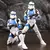 Star Wars 501a Legião ARF ARC Trooper Jesse Hardcase Commander Bane Denal Tup D na internet