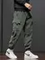 Calça casual de cintura elastano masculino, harém, corrida, longo, elástico, - VOLPE SHOPP