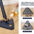 Esfregão Mop 360° Giratório Articulado – Limpeza Sem Esforço em Todos os Cantos!