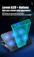 Imagem do Coolcold a9 gaming rgb portátil cooler 2 portas usb 6 ventilador.