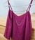 Blusa Color Wine con Espalda Abierta y Cadena - comprar online