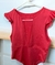 Body Rojo con Volados y Transparencia