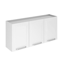 Armário Aéreo Tarsila 3 Portas 120cm Branco