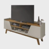 Rack Para TV Até 65 Polegadas 2 Portas 3 Nichos Decor