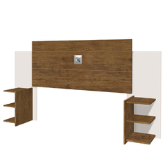 Cabeceira Para Cama Box Casal Regulável 1,40/1,60m Acapulco Jequitibá / Off White