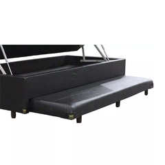 Cama Box Com Baú e Auxiliar Solteiro + Colchão De Molas - Physical Nanolastic 88cm - comprar online