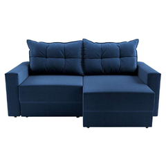 Imagem do Sofá 3 Lugares Retrátil Lubeck Suede Azul Marinho 180 cm