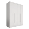 Guarda Roupa 4 Portas Solteiro Mayra Branco