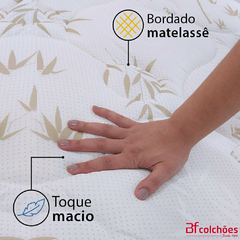 Colchão Casal 100% Espuma Dupla Face Antialérgico 138x188x22cm - loja online