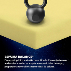 Colchão Casal Premium Firme Alto Frescor e Pillow de Espuma nasa - Tecnologia ice - loja online
