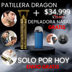 Patillera Dragon + Depiladora Nasal – ¡Precisión y Estilo en un Solo Combo! - comprar online