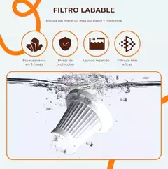 Aspiradora De Mano Inalambrica 3 En 1 Recargable Usb - SumoTech