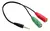 Adaptador 3.5mm Hembra x2 a Mic+Aur Stereo SOUL 120525 - TCB CELULAR