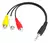 Adaptador Plug 3.5 A Rca Hembra Audio Vídeo Tv Box Proyector 040625 - comprar online