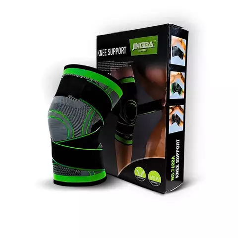 Joelheira de compressão c/ bandagem elástica de estabilidade