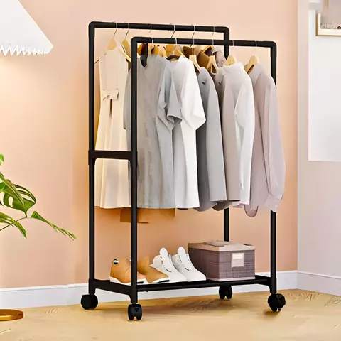 Arara Cabideiro Duplo Organizador