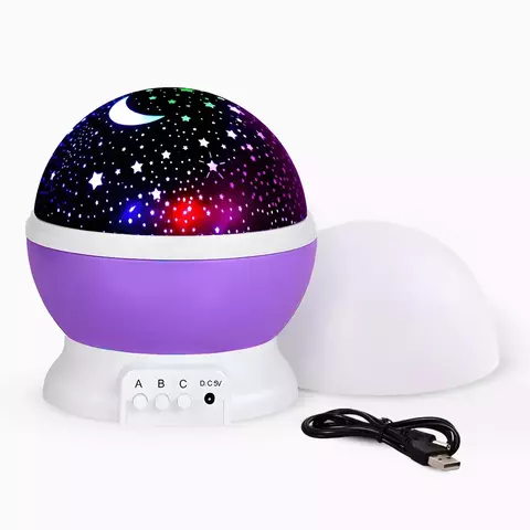 Luminária projetor Estrelas (360º Abajur Star Master)