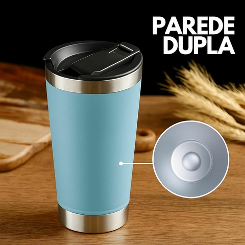 Copo Térmico Inox cerveja e café 473ml - comprar online