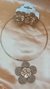 Conjunto colar chic flor - comprar online