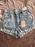 Shorts jeans com brilho