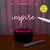 Luminária Lousa De Mesa Com Led e Caneta para Escrever na internet