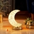 Luminária Abajur Mesa Botão Touch Lua Cristal B-Max