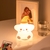 Luminária Infantil Abajur Siliconado Estrela Luz Quente - comprar online