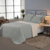 Kit Cobre Leito Matelado Dupla Face Sherpa de Carneiro 3 Peças Casal 180 Fios - Cinza - loja online
