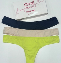 Colaless Avril Kaury (Packx3) de Algodón C/Lycra. (56)