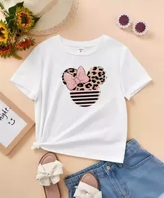 Remera 'Minnie animal print' en internet