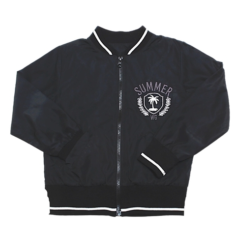 Campera Rompevientos en Tela Memory Forrada con Red y Bordado - comprar online
